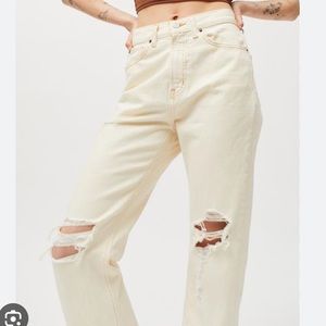 BDG COWBOY JEANS IVORY